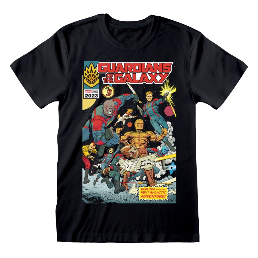 Kleding ShopForGeek | Guardians Of The Galaxy - Comics Cover - Unisex T-Shirt (S)