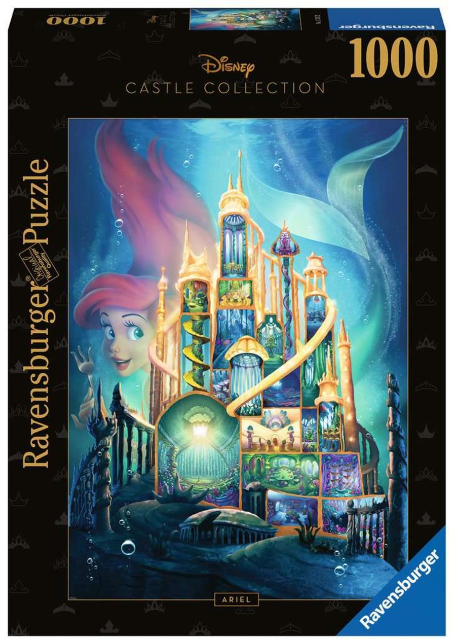 Spelletjes Ravensburger | Disney Castle - Ariel - Puzzle 1000Pcs