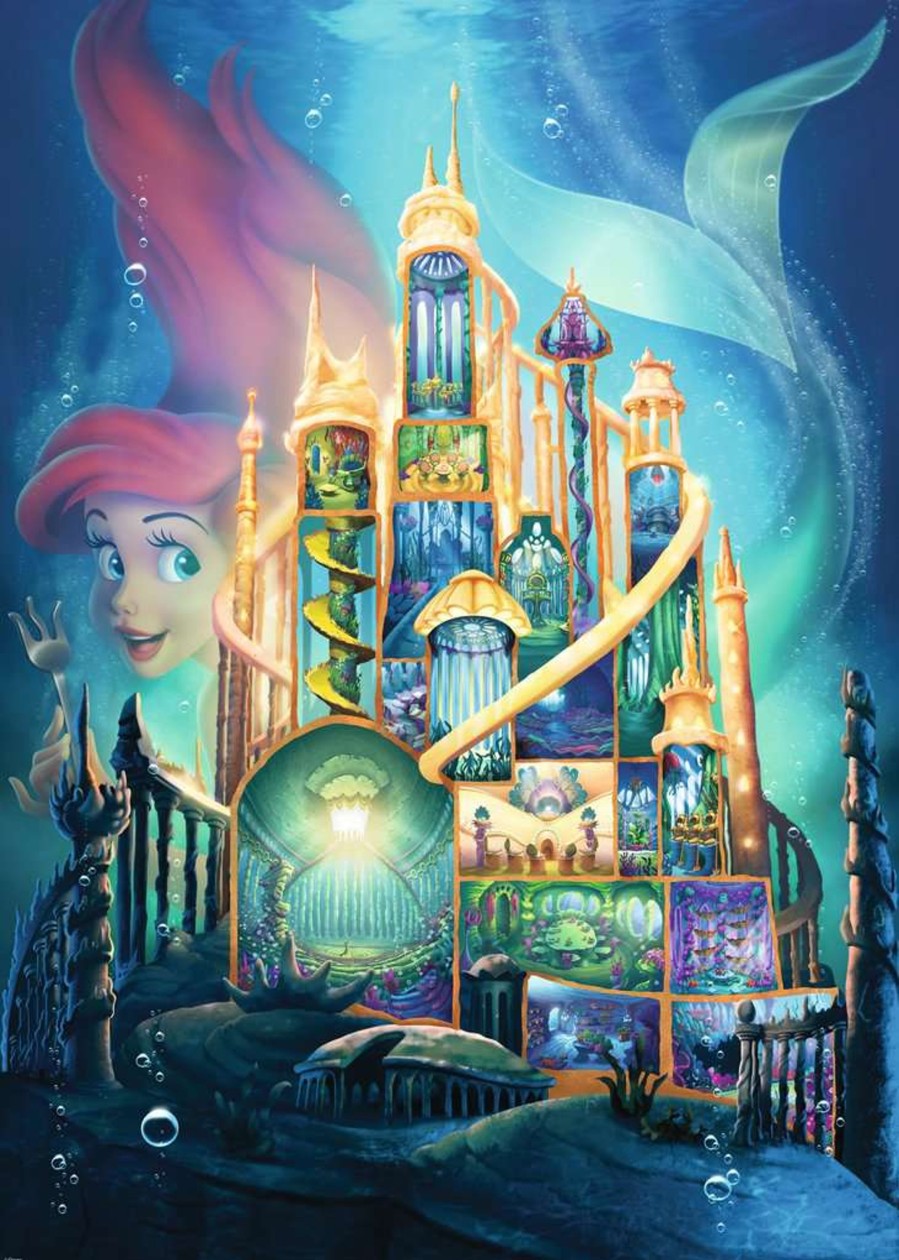 Spelletjes Ravensburger | Disney Castle - Ariel - Puzzle 1000Pcs