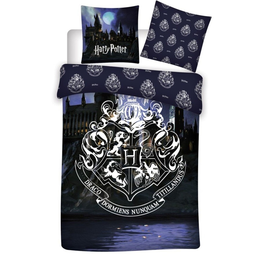 Decoratie AyMax | Harry Potter - Blue - Duvet Cover 140X200Cm - '100% Microfiber'