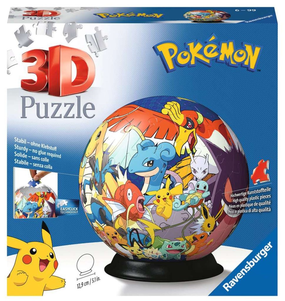 Spelletjes Ravensburger | Pokemon - Puzzle 3D - Round 72P