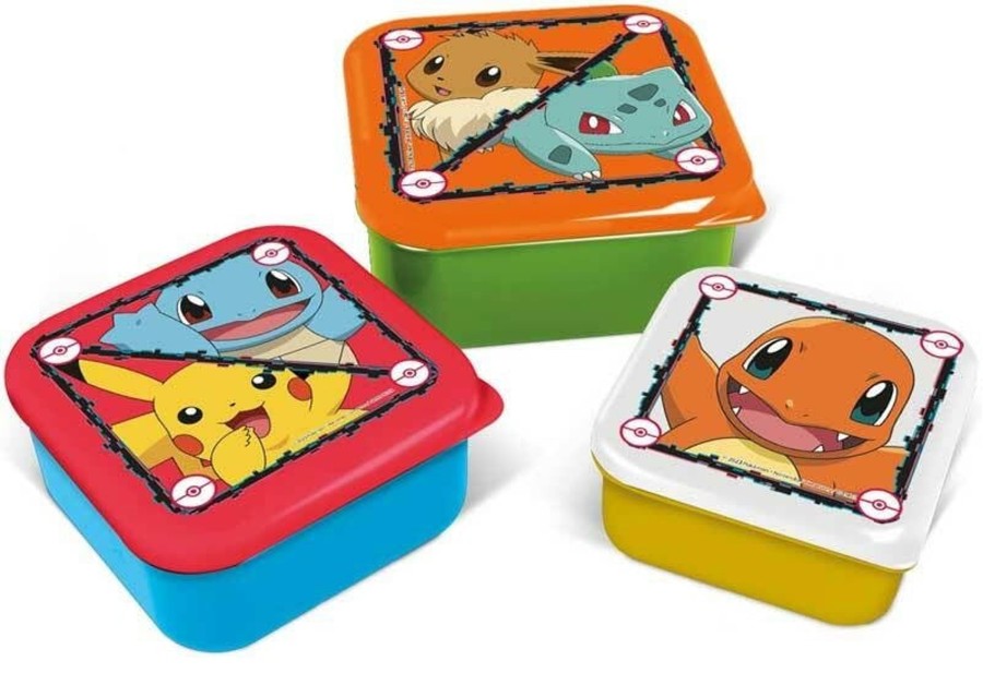 Keuken Stor | Pokemon - Snack Boxes - 3 Pcs