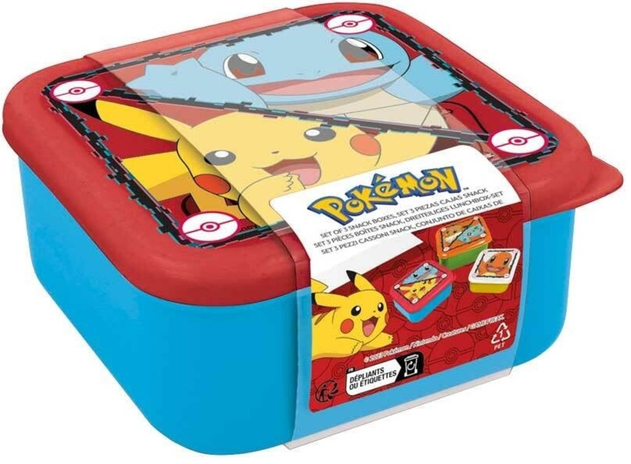 Keuken Stor | Pokemon - Snack Boxes - 3 Pcs