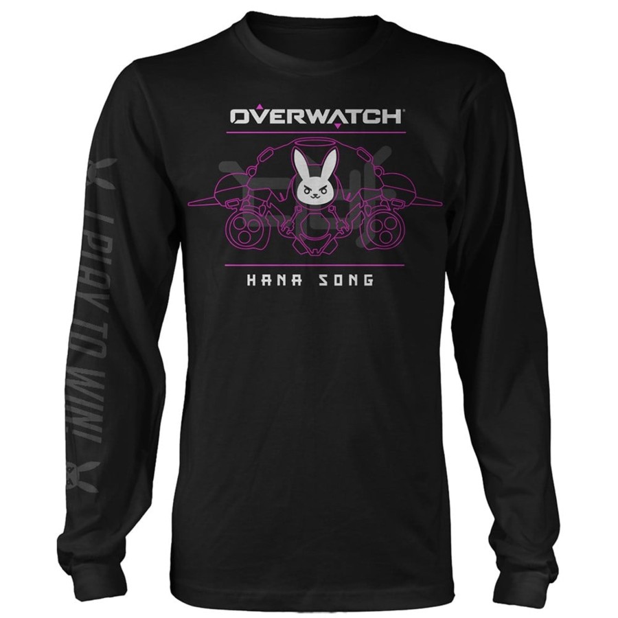 Kleding ShopForGeek | Overwatch - Battle Meka D.Va Long Sleeve Tee (M)