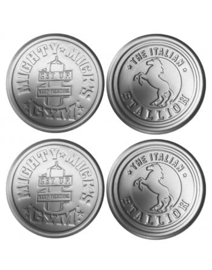 Keuken Fanattik | Rocky - Set Of 4 Metal Coasters