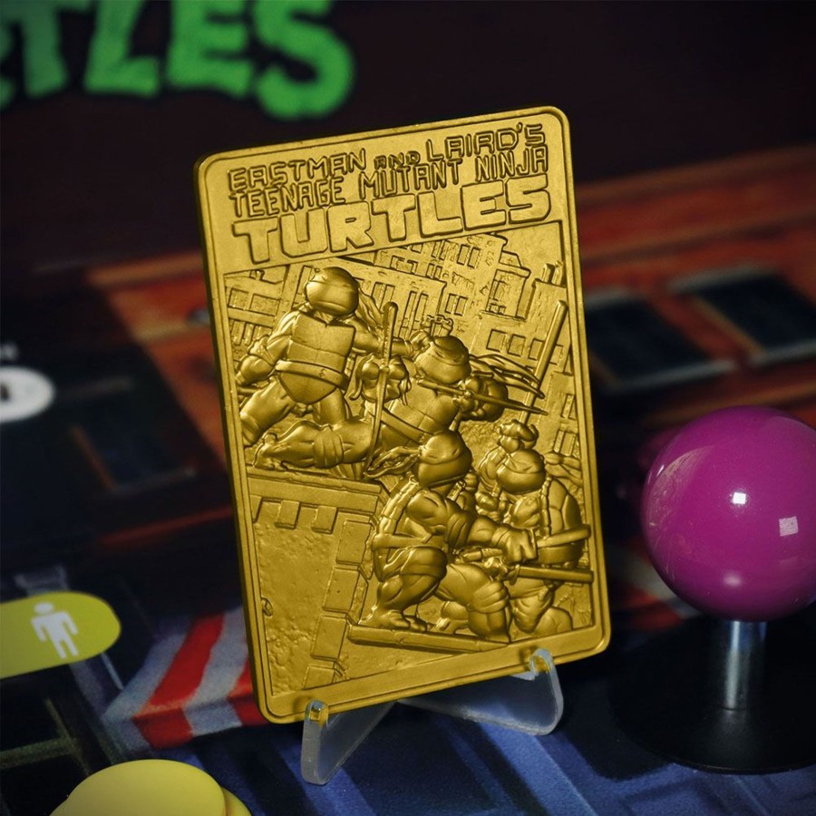 Decoratie Fanattik | Tmnt - Comic - Gold Plated Metal Card Collector