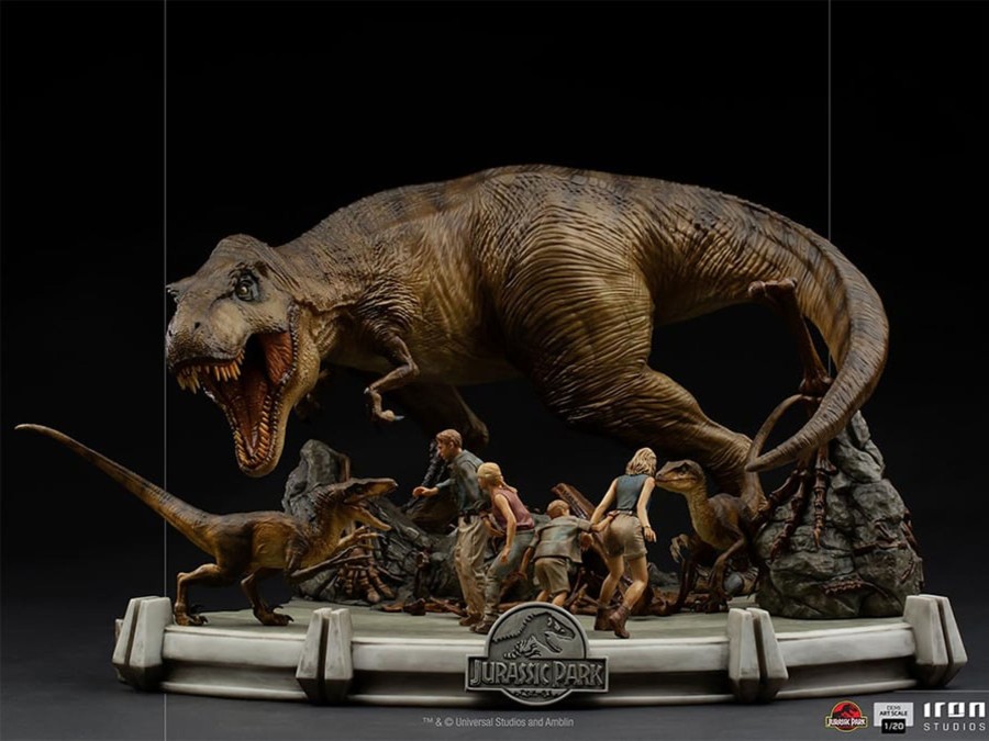 Figuren Iron Studios | Jurassic Park - Final Scene - Statue Iron Studios 25X47X37Cm