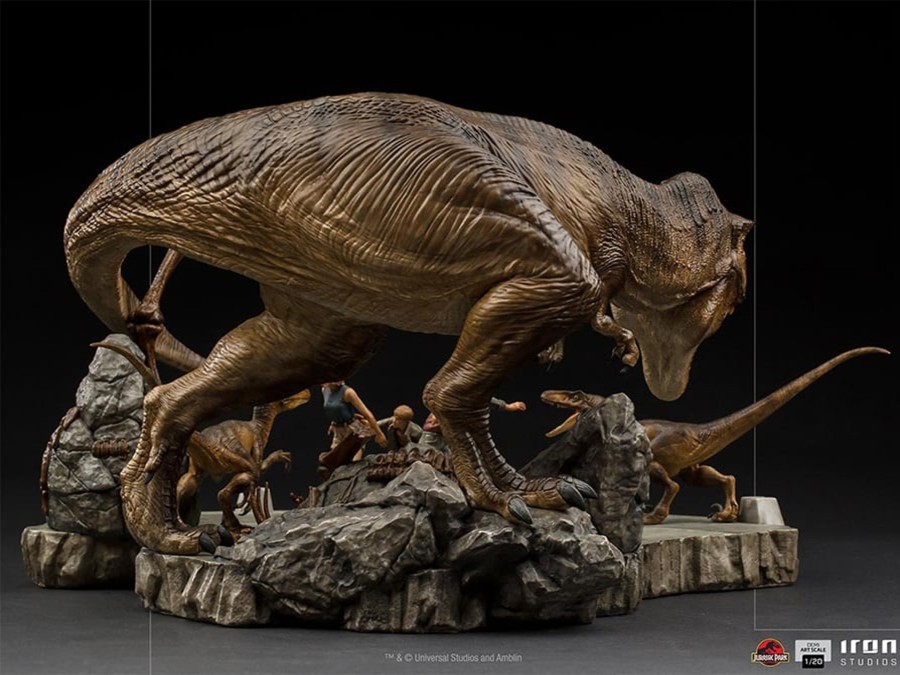 Figuren Iron Studios | Jurassic Park - Final Scene - Statue Iron Studios 25X47X37Cm