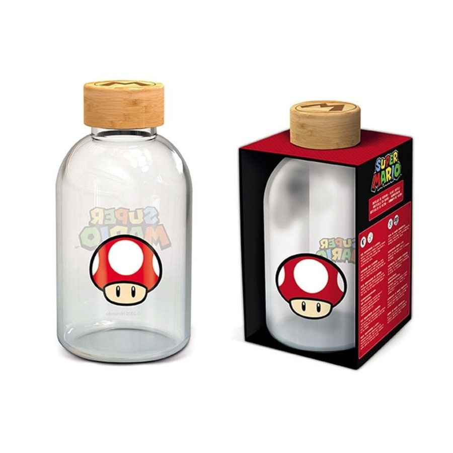 Keuken Stor | Super Mario - Glass Bottle - Small Size 620Ml