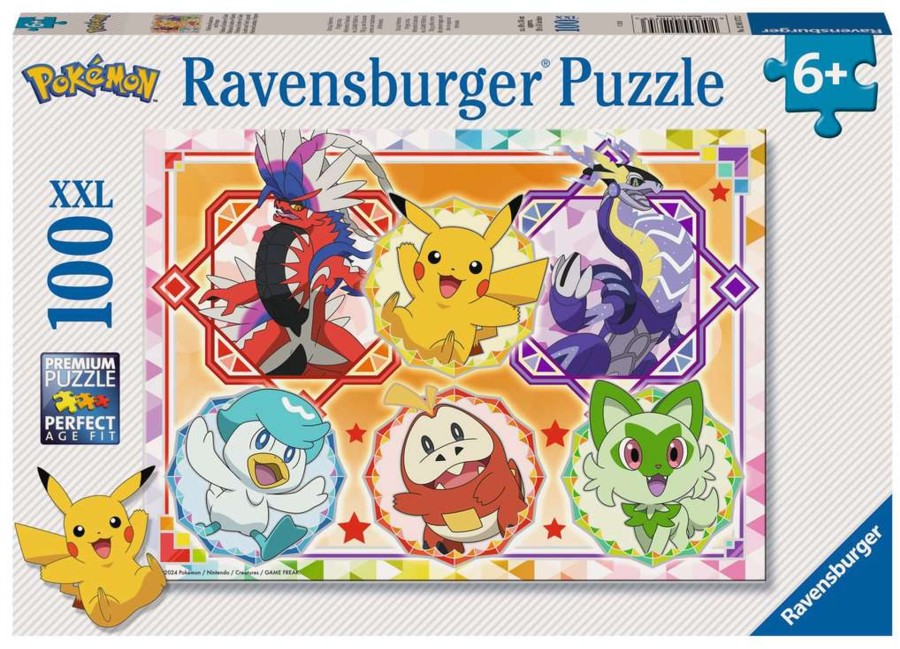 Spelletjes Ravensburger | Pokemon - Scarlet And Violet - Puzzle 100P Xxl