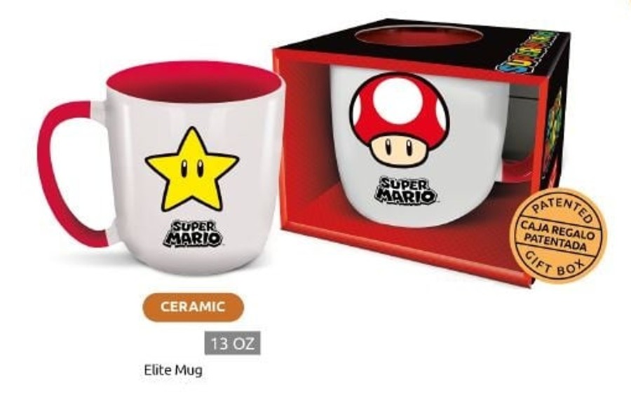 Keuken Stor | Super Mario - Symbols - Mug Elite Colored Inner - 384Ml