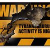 Keuken Aquarius | Jurassic World - T-Rex Sign - Magnet 6.3X8.9Cm