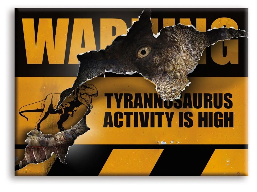 Keuken Aquarius | Jurassic World - T-Rex Sign - Magnet 6.3X8.9Cm