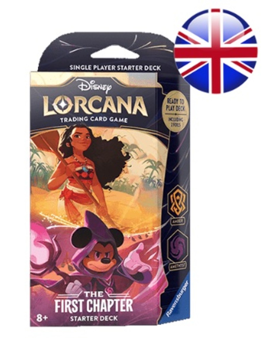 Spelletjes ShopForGeek | Lorcana Reprint -Trading Cards Starters Vaiana / Mickey Chapter 1-Uk