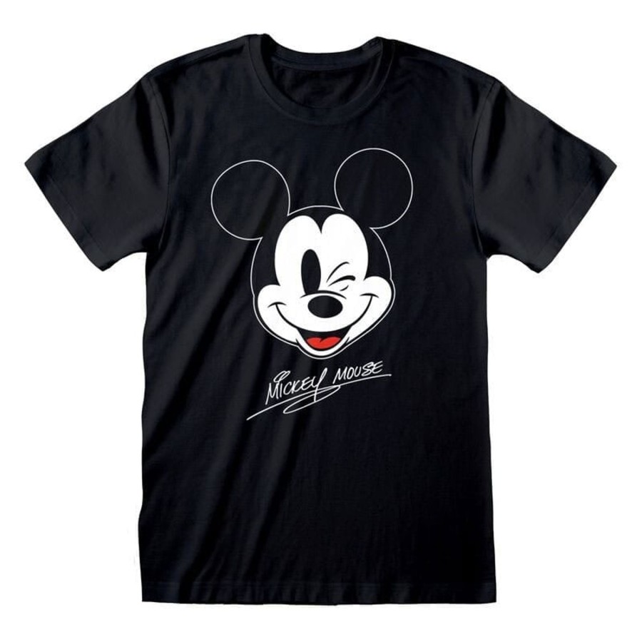 Kleding ShopForGeek | Mickey And Friends - Mickey Face - Unisex T-Shirt (S)