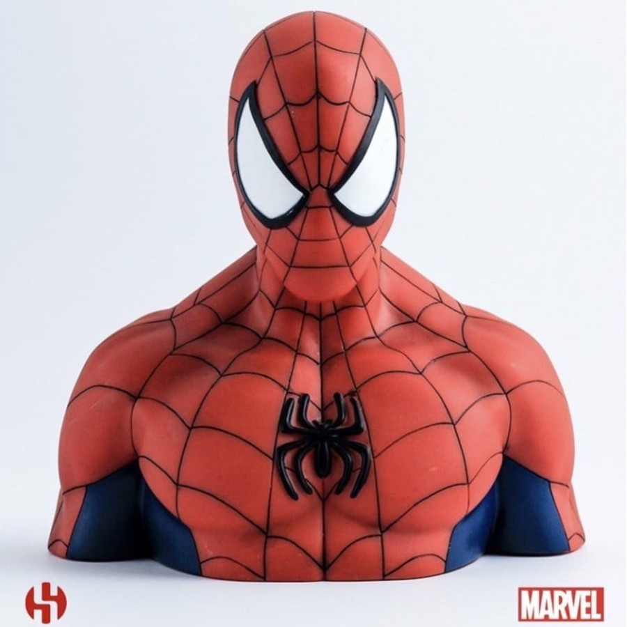 Decoratie Semic | Marvel - Money Box Blister Box - Spider-Man Bust 20 Cm