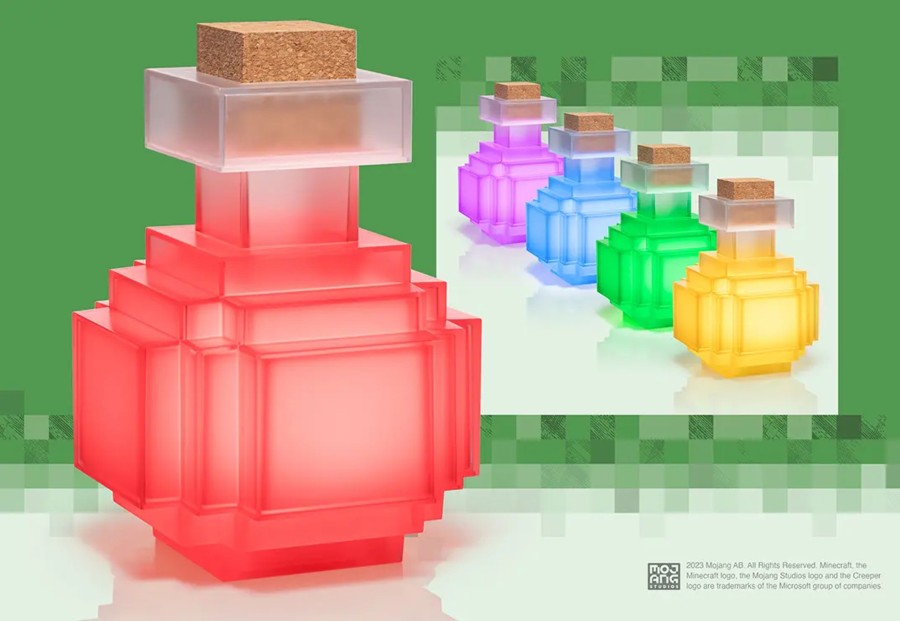 Kantoor Noble Collection | Minecraft - Luminous Potion - Collector Replica 16Cm