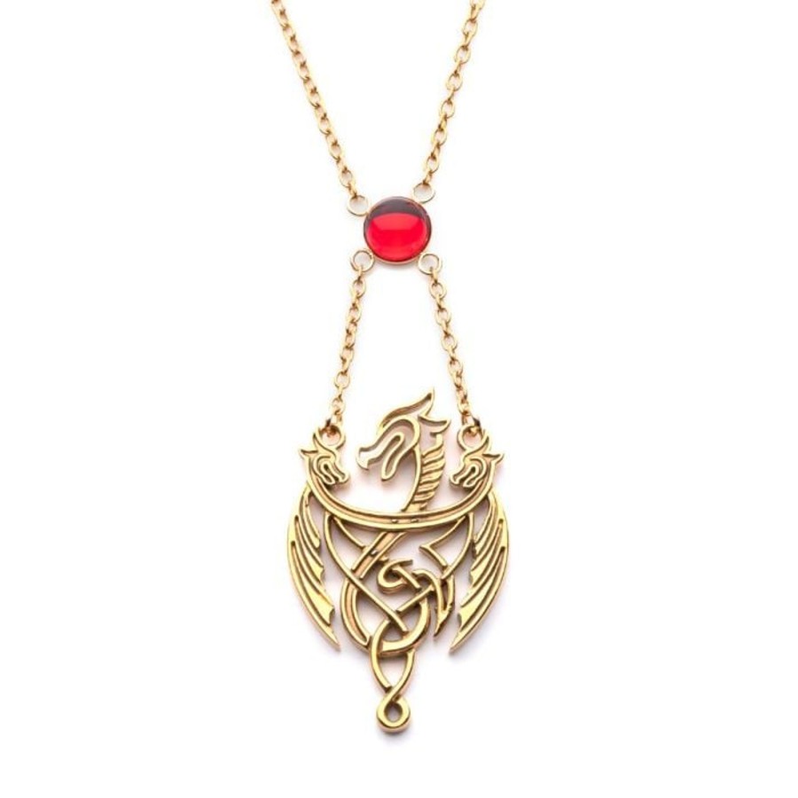 Accessoires S1 Studio | House Of The Dragons - 3 Dragons - Pendant With Gem Necklace