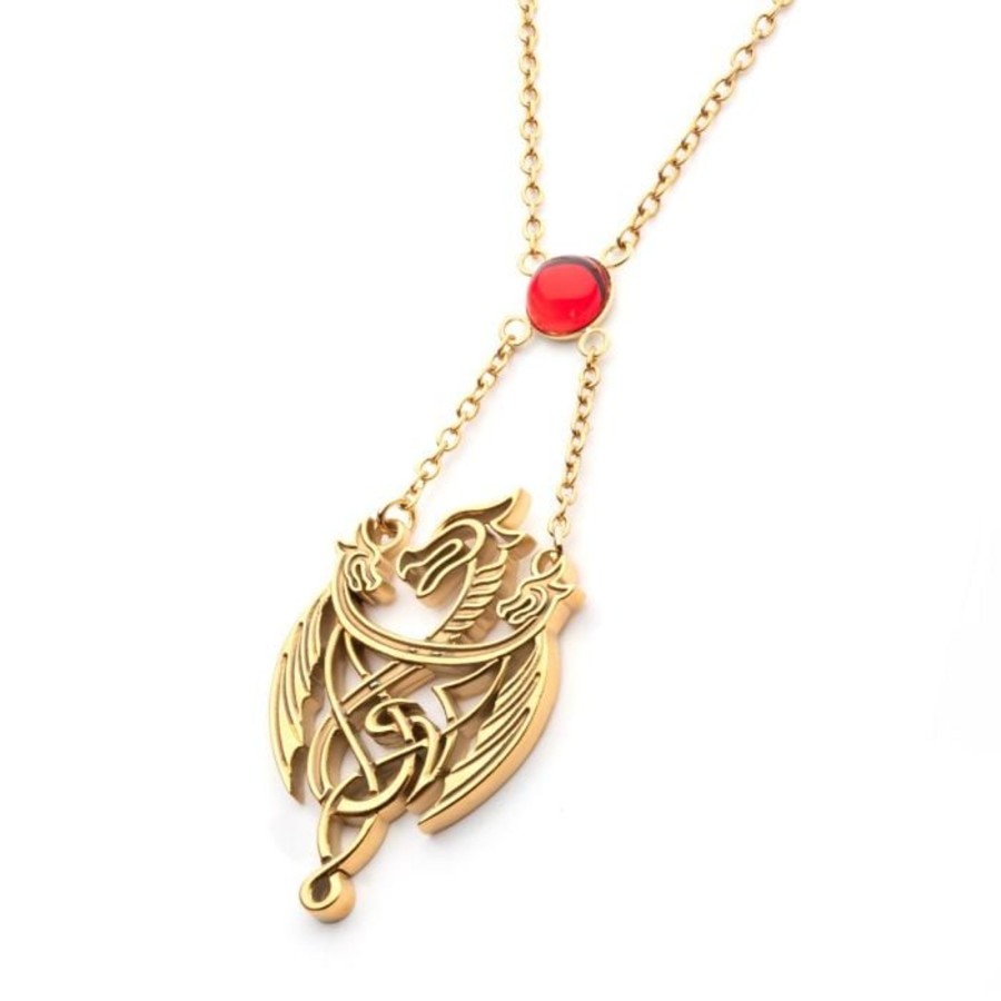 Accessoires S1 Studio | House Of The Dragons - 3 Dragons - Pendant With Gem Necklace