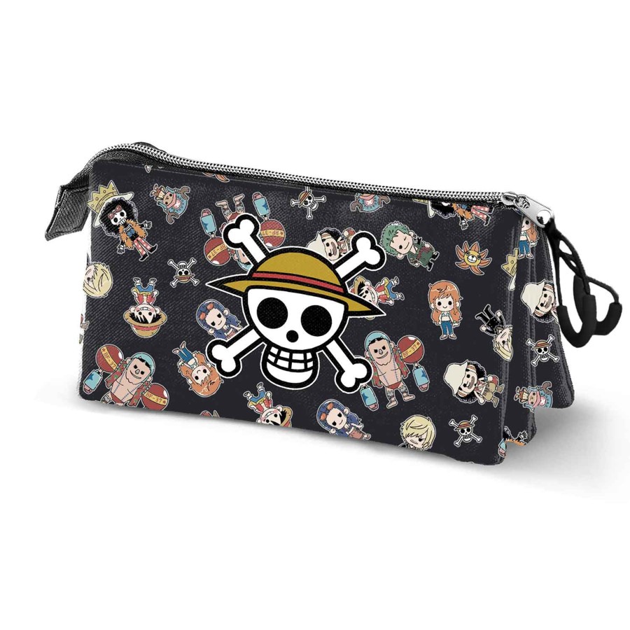 Kantoor Karactermania | One Piece - Skull - Triple Pencil Case