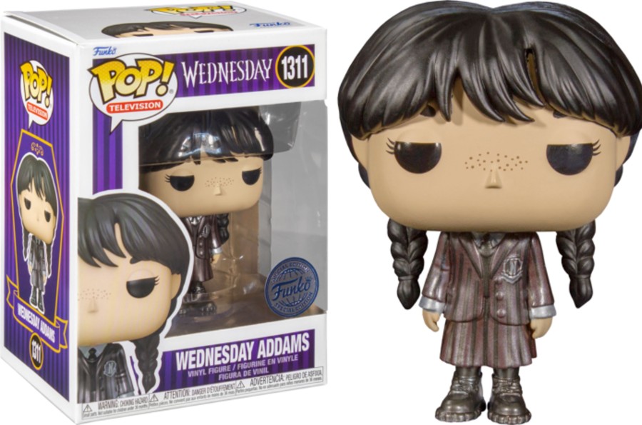 Figuren Funko | Wednesday - Pop Tv N° 1311 - Wednesday Addams (Metallic Effect)