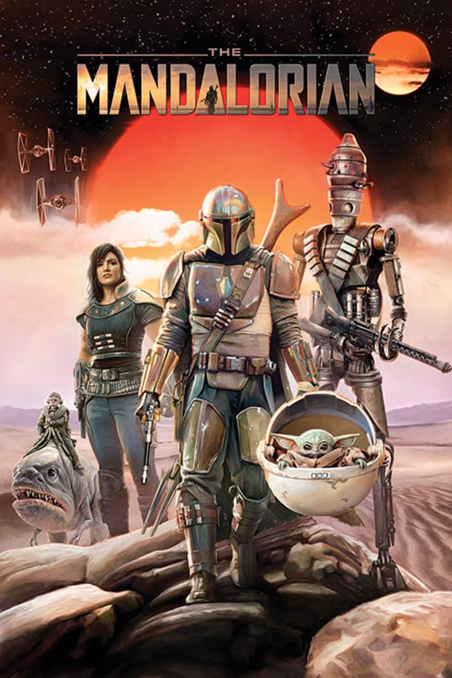 Decoratie Pyramid | Star Wars - The Mandalorian Group - Poster 61X91