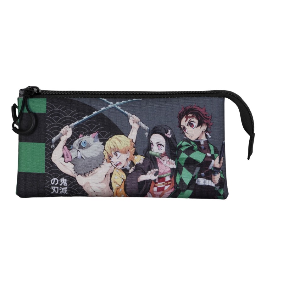 Kantoor Karactermania | Demon Slayer - Akushon - Triple Pencil Case