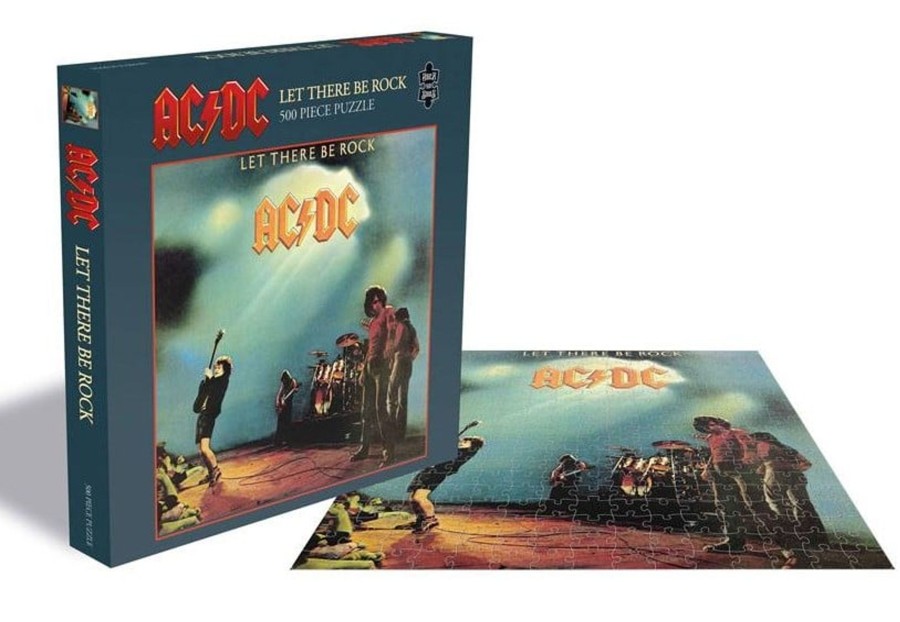 Spelletjes Rock Saws | Ac/Dc - Let There Be Rock - Album Puzzle 500P 41X41Cm