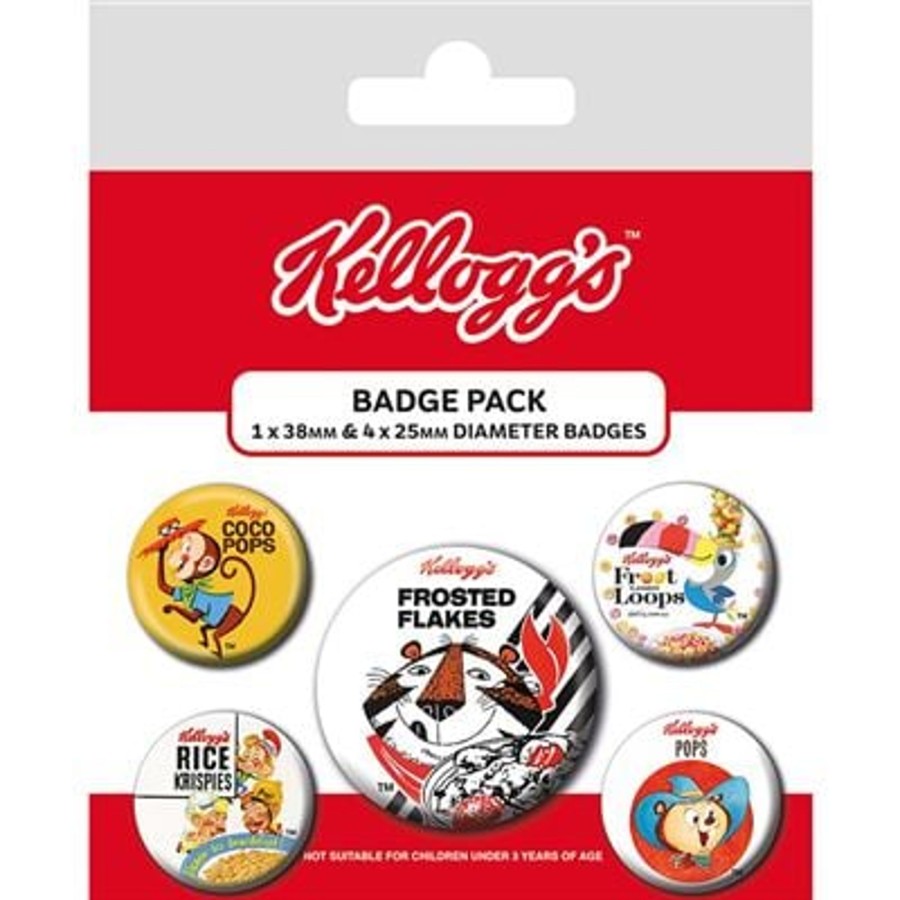 Accessoires Pyramid | Kellogg'S - Retro Characters - Pack 5 Badges