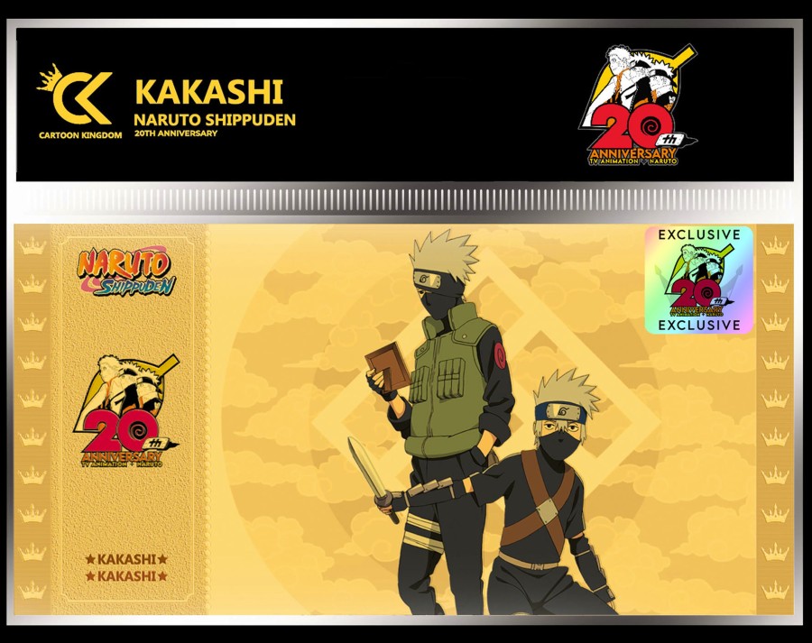 Decoratie Cartoon Kingdom | Naruto Shippuden - Kakashi - Golden Ticket 20Th Anniversary