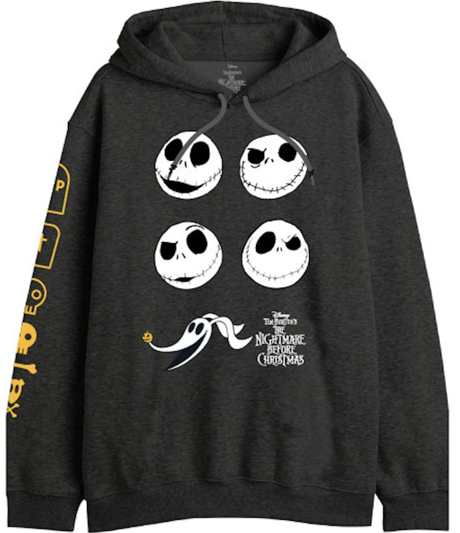 Kleding Cotton Division | Nightmare Before Christmas - Heads - Men Sweat-Shirt (S)