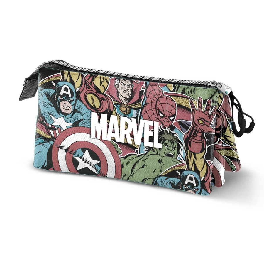 Kantoor Karactermania | Marvel - Heroes - Triple Pencil Case '23X11X7Cm'