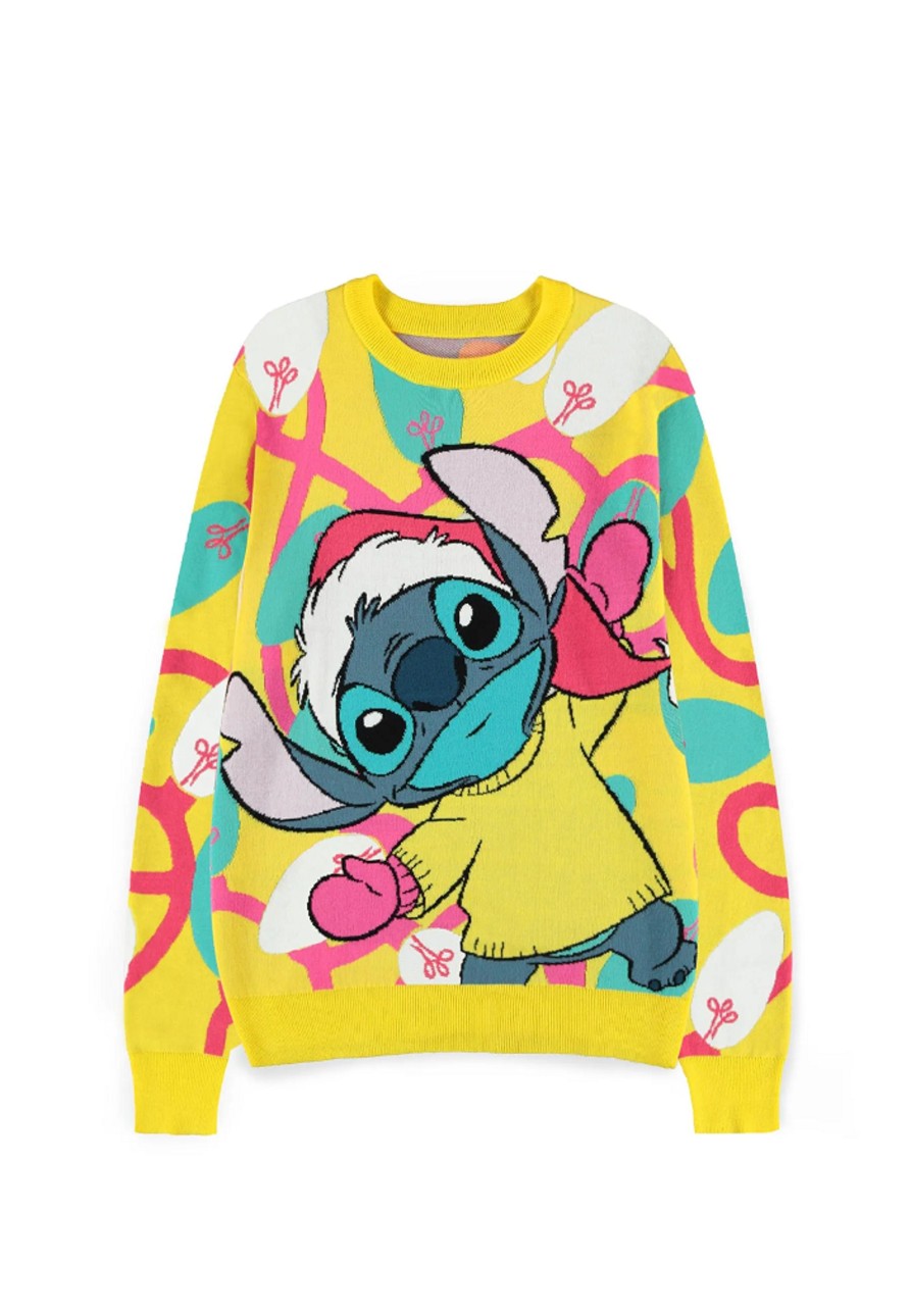 Kleding Difuzed | Stitch - Merry & Bright - Christmas Jumper (M)