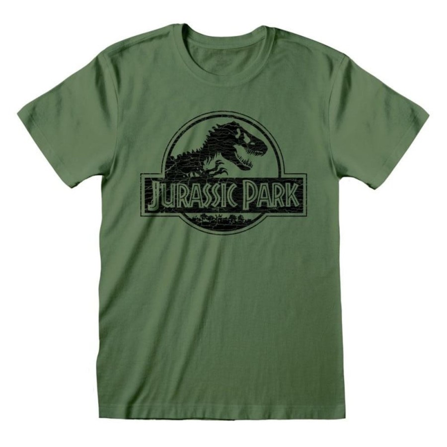 Kleding ShopForGeek | Jurassic Park - Mono Logo - Unisex T-Shirt (Xl)