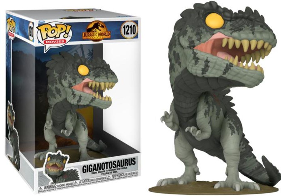 Figuren Funko | Jurassic World Dominion - Pop Jumbo 10" N° 1210 - Giganotosaurus