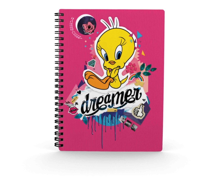 Kantoor SD Toys | Looney Tunes - Piolin Dreamer - 3D Effect Notebook "15X21X2Cm"