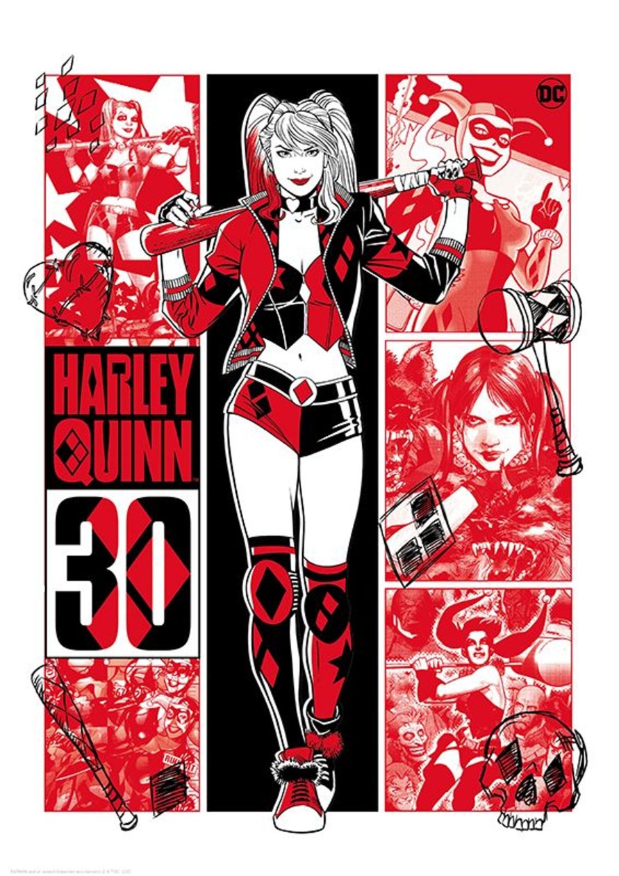 Decoratie Fanattik | Harley Quinn - Art Print - Edition Limitee 'A3'