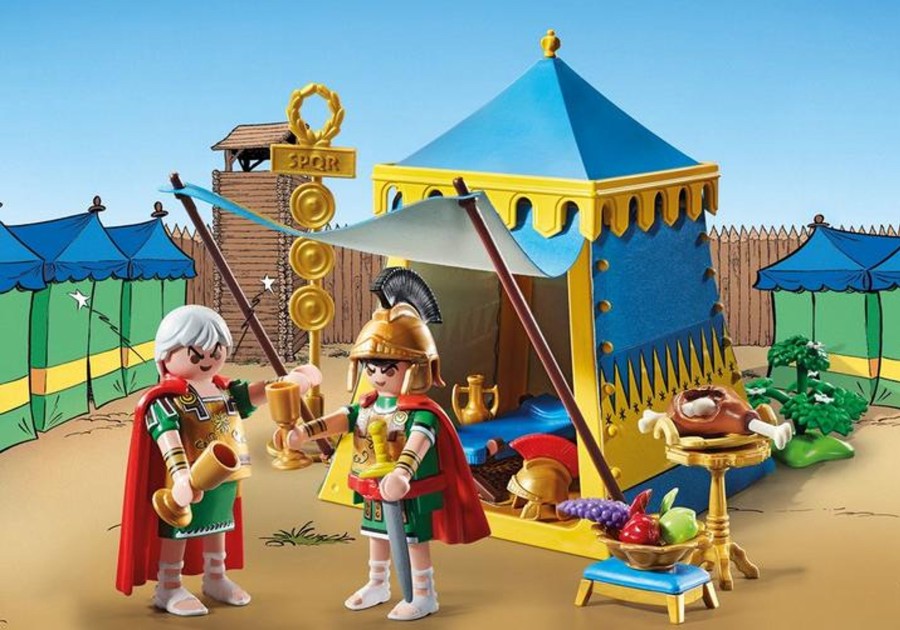 Figuren Playmobil | Asterix - Leader`S Tent With Generals