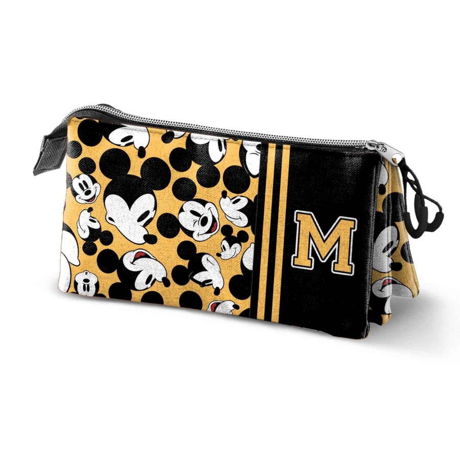 Kantoor Karactermania | Mickey - Pencil Case 3 Compartments '23X11X10' - Recycled Material