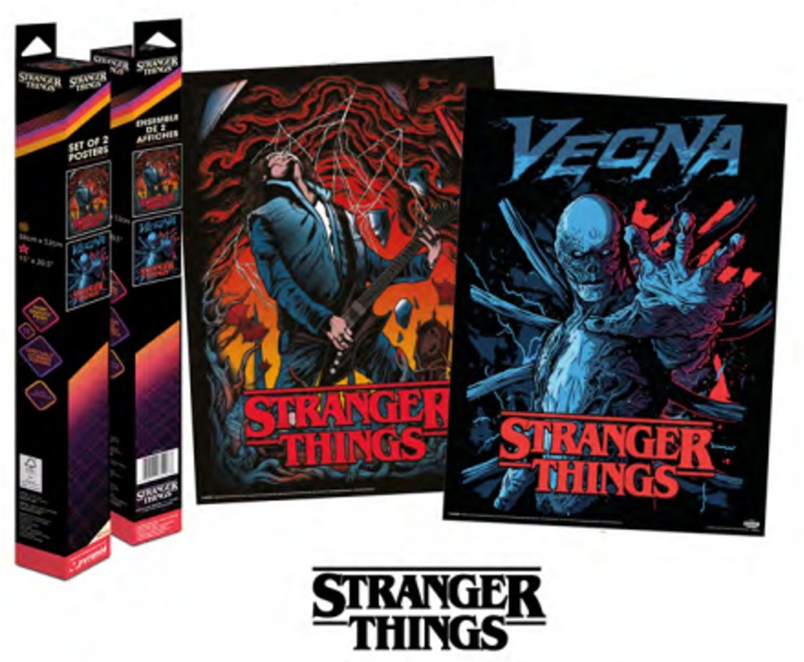 Decoratie Pyramid | Stranger Things - Vecna & Eddie - 2 Posters 52 X 38Cm Set