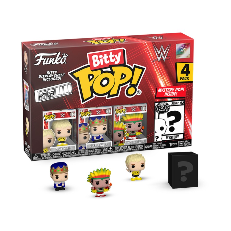 Figuren Funko | Wwe - Bitty Pop 4 Pack 2.5Cm - Dusty Rhodes