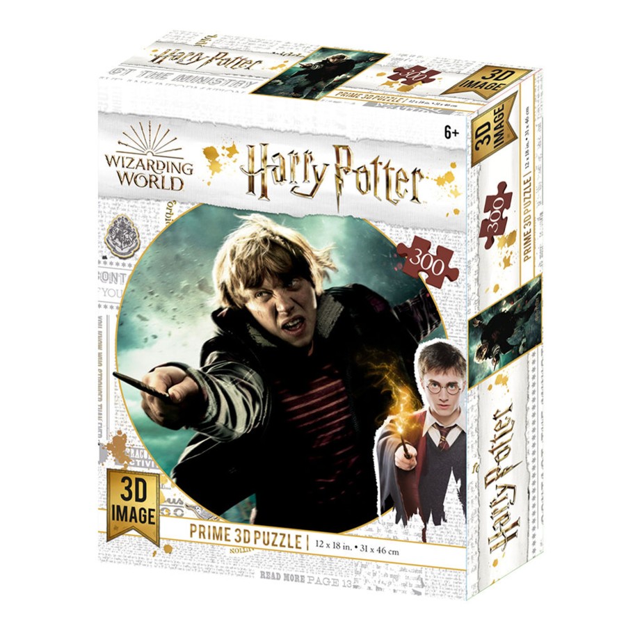 Spelletjes Prime 3D | Harry Potter - Ron - Lenticular Puzzle 3D 300P '46X31Cm'