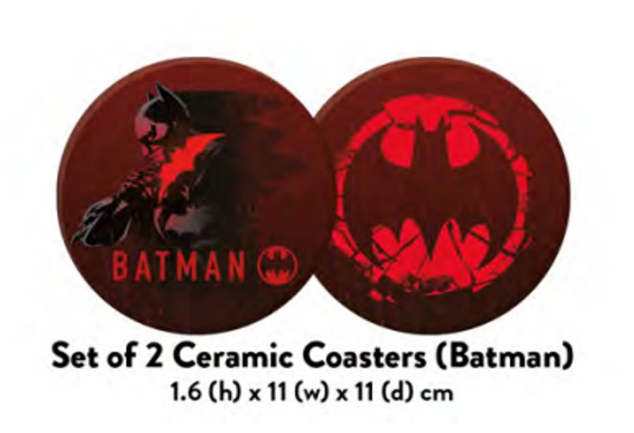 Keuken HMB | Dc - Batman - Set Of 2 Ceramic Coasters