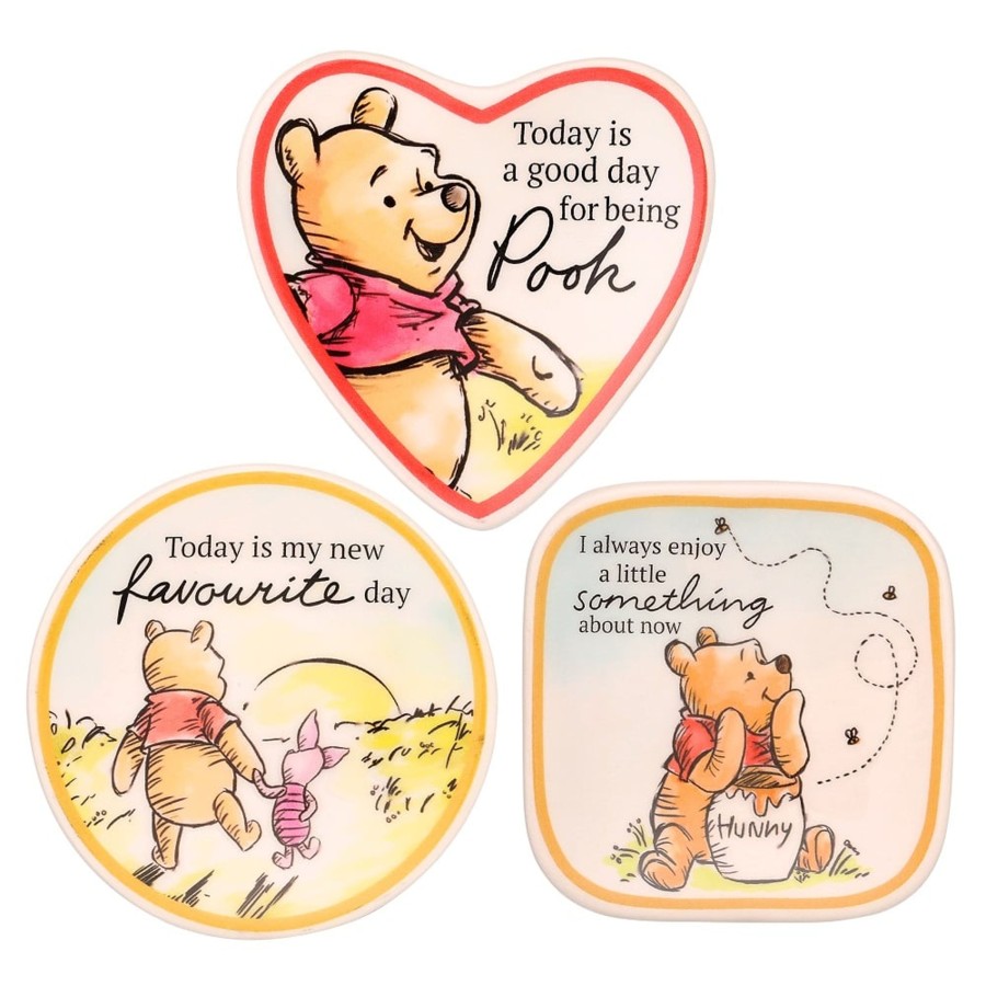 Accessoires Peershardy | Winnie The Pooh - 3 Mini Trinket Tray Set - 20,6X7,2X2,3 Cm