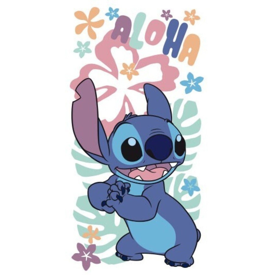 Decoratie AyMax | Lilo & Stitch - Aloha - Beach Towel 100% Polyester - 70X140Cm