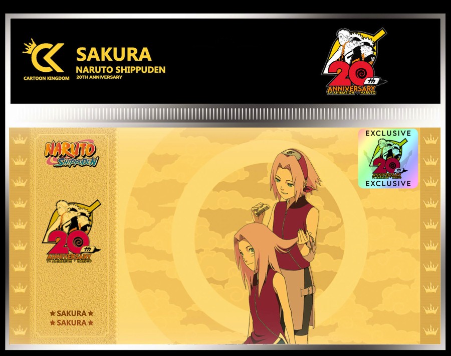 Decoratie Cartoon Kingdom | Naruto Shippuden - Sakura - Golden Ticket 20Th Anniversary