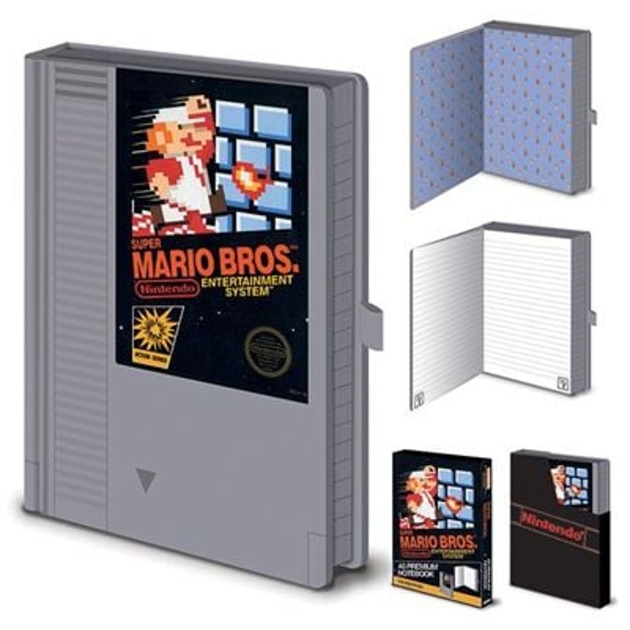 Kantoor Pyramid | Super Mario Bros Nes - Cartridge - Notebook A5 Premium