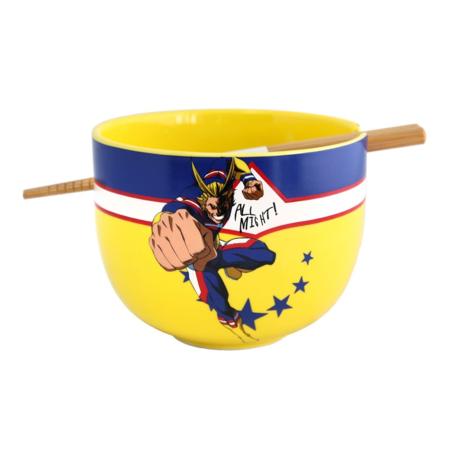 Keuken Just Funky | My Hero Academia - Ramen Bowl With Chopstick 414Ml - All Might