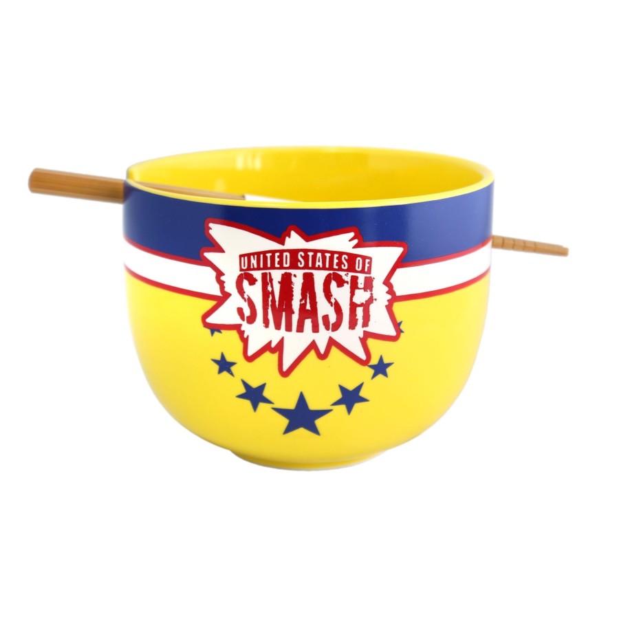 Keuken Just Funky | My Hero Academia - Ramen Bowl With Chopstick 414Ml - All Might