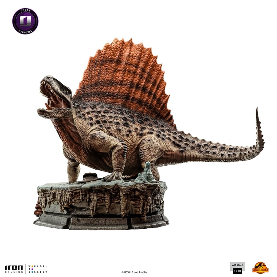 Figuren Iron Studios | Jurassic World Dominion - Dimetrodon - Statue Art Scale 1/10 19Cm